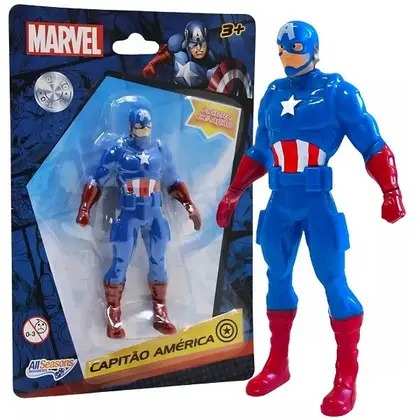 BONECO CAPITAO AMERICA 9,5CM